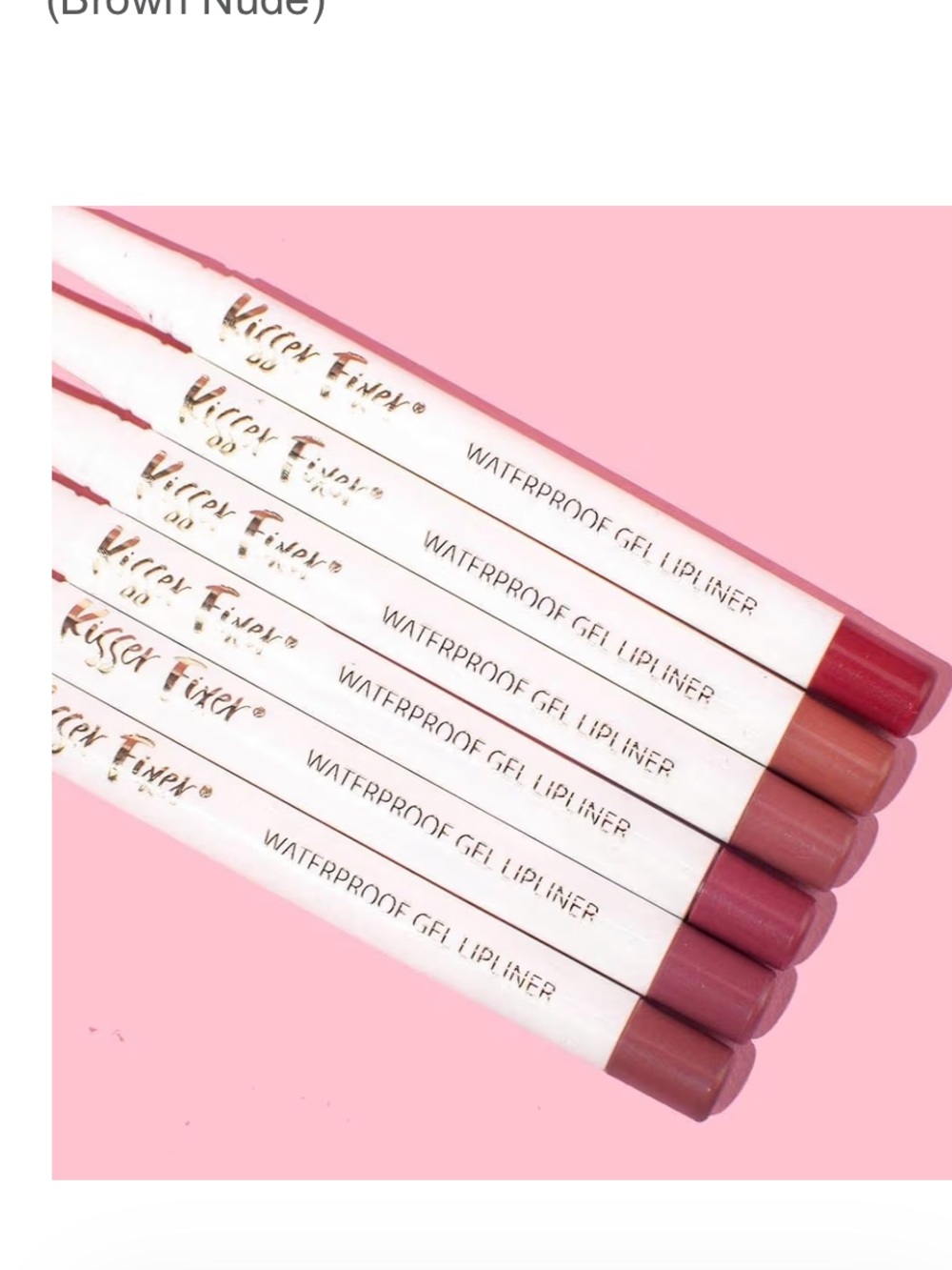 Belle by Kim Gravel Waterproof Gel Lip Liner: choose True Nude or Mauve Nude
